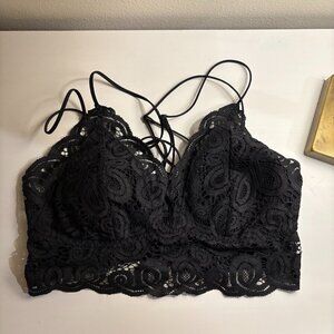 Black Lace PINK Bralette